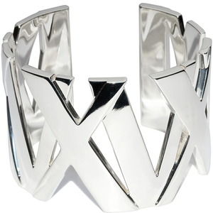 Tiffany & Co Tiffany Atlas Silver Bangle Bracelet Metal Bangle